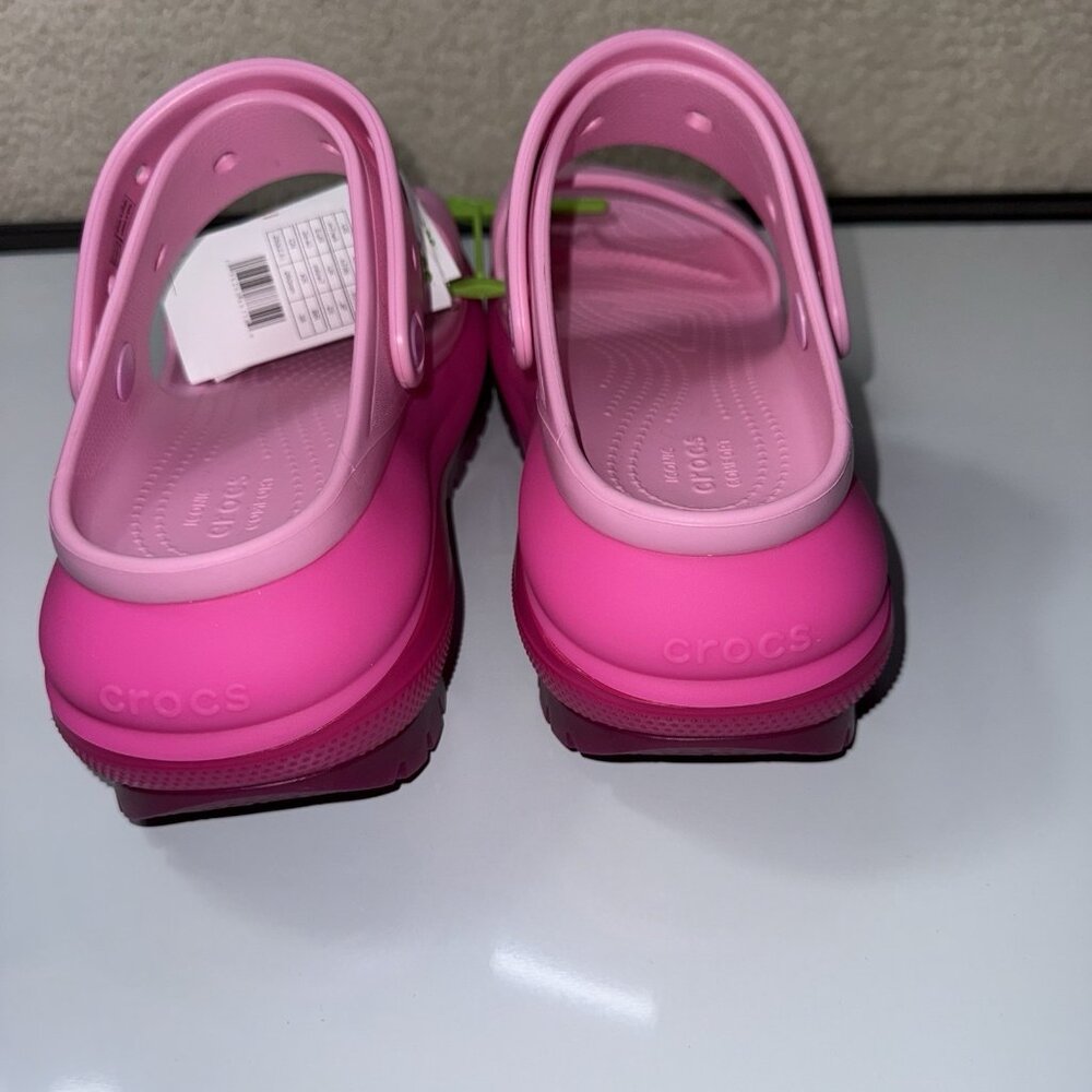 Crocs Mega Crush Women’s Size 9 Platform Sandal Bubble Pink Matte 210884-6WZ NEW - Picture 5 of 8